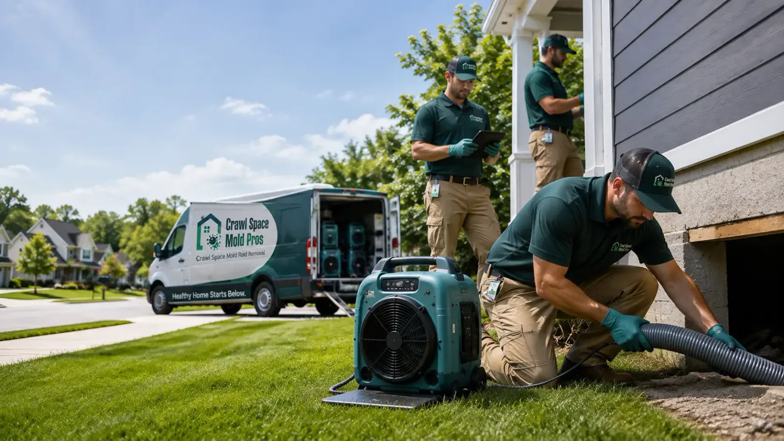 Crawl Space Mold Removal in Lakeside, NE